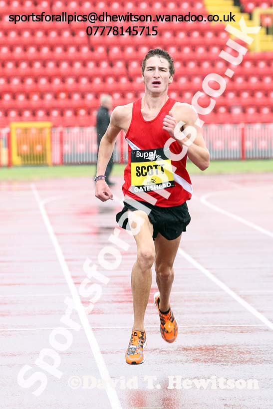 Marc Scott (Richmond and Zetland) in the BUPA Great North 10k. Photo: David T. Hewitson/Sports for All Pics